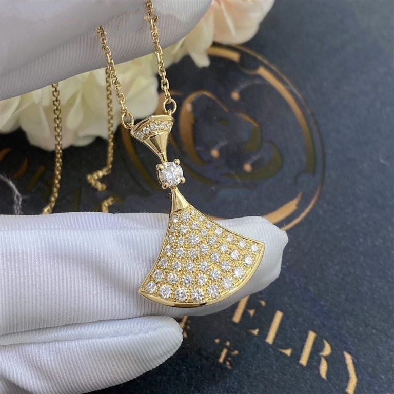 [⭐Veyra]DREAM NECKLACE GOLD FULL DIAMOND