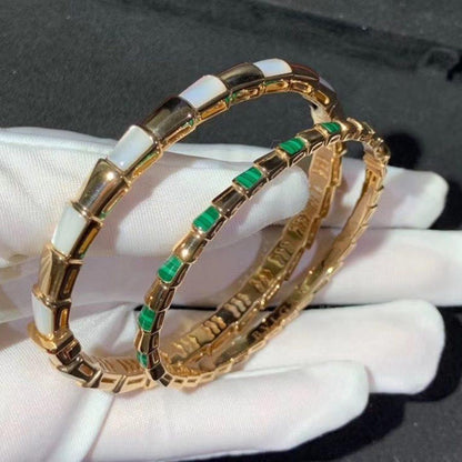 [⭐Veyra]SERPENTI BRACELET PINK GOLD MOP