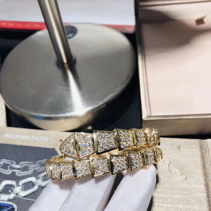 [⭐Veyra]SERPENTI BRACELET 8MM GOLD DIAMOND