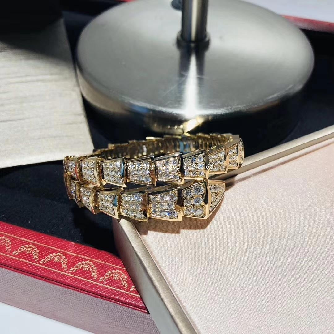 [⭐Veyra]SERPENTI BRACELET 8MM GOLD DIAMOND