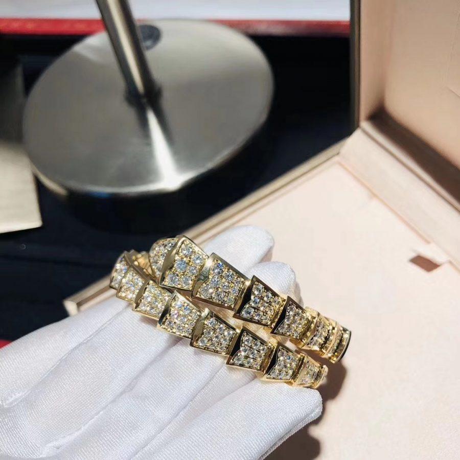 [⭐Veyra]SERPENTI BRACELET 8MM GOLD DIAMOND