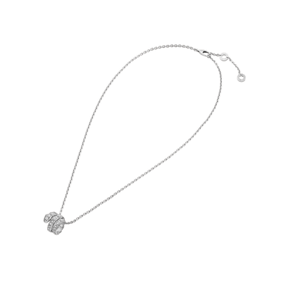 [⭐Veyra]SERPENTI  NECKLACE DOUBLE RING DIAMOND
