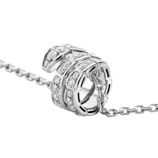 [⭐Veyra]SERPENTI  NECKLACE DOUBLE RING DIAMOND