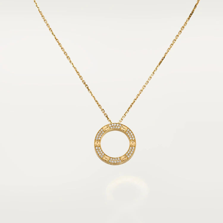 [⭐Veyra]LOVE NECKLACE ADJUSTABLE ROSE GOLD