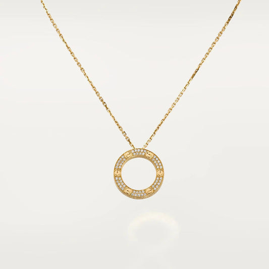 [⭐Veyra]LOVE NECKLACE ADJUSTABLE ROSE GOLD