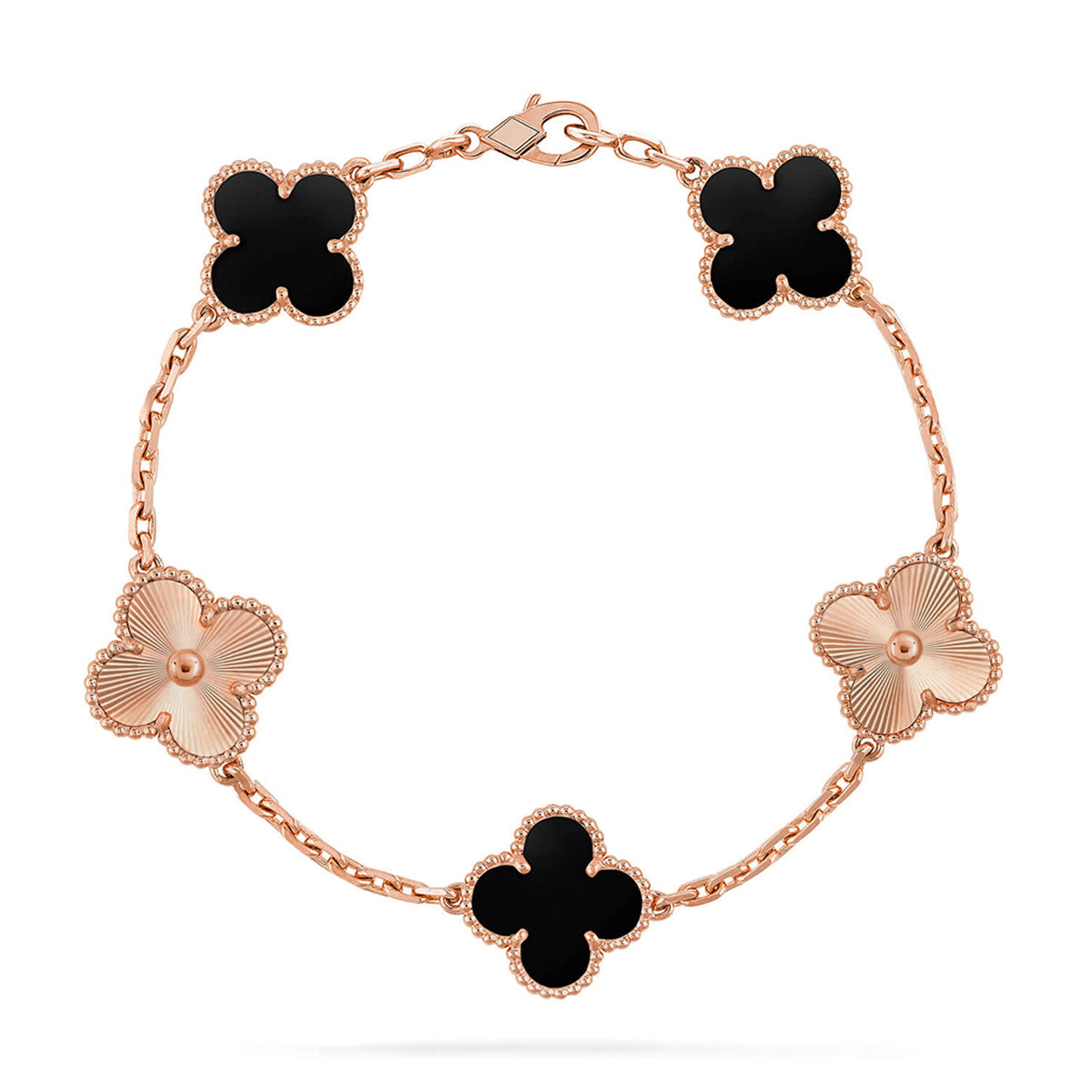 [⭐Veyra] CLOVER 5 MOTIF ONYXS BRACELET COLLECTION