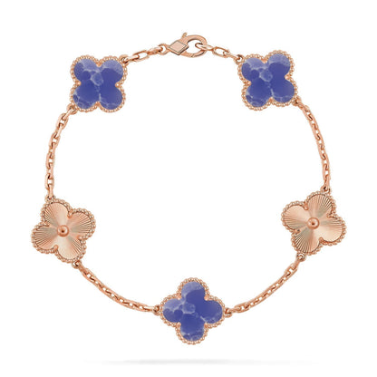 [⭐Veyra]CLOVER 5 MOTIF BLUE VEINS BRACELET COLLECTION
