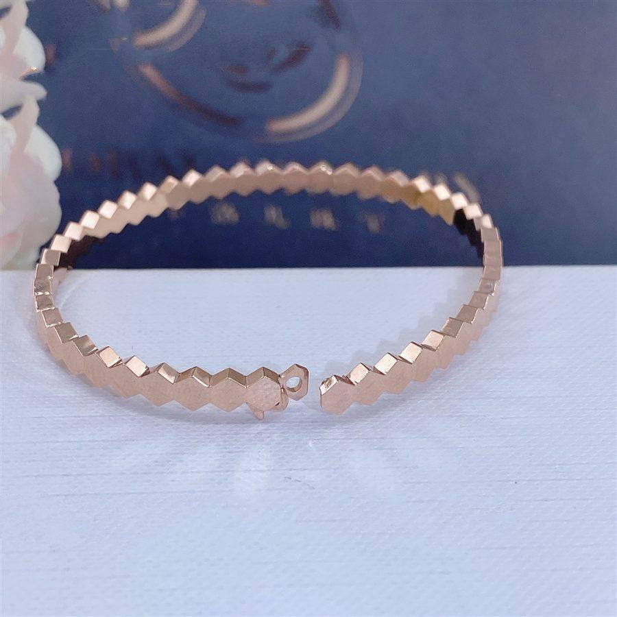 [⭐Veyra]BEE LOVE PINK GOLD BRACELET