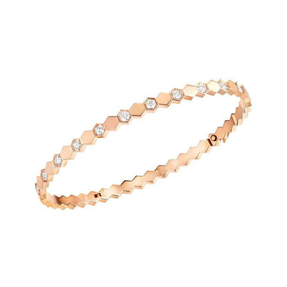 [⭐Veyra]BEE LOVE SILVER DIAMOND BRACELET