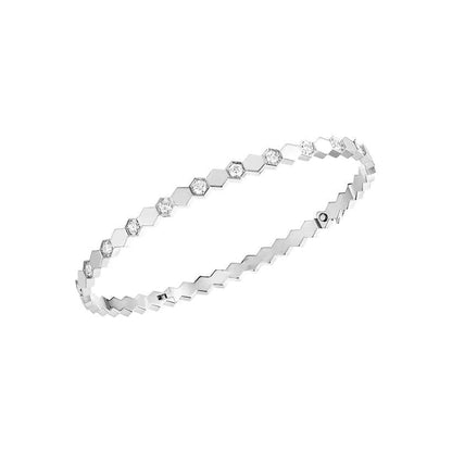 [⭐Veyra]BEE LOVE SILVER DIAMOND BRACELET
