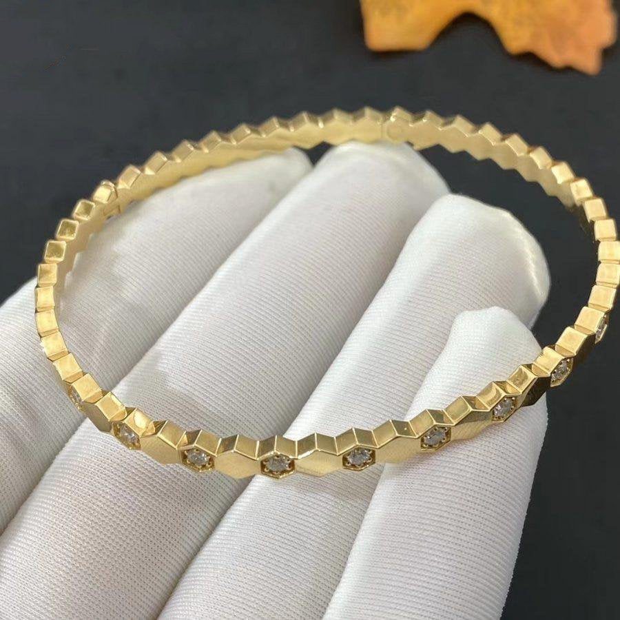 [⭐Veyra]BEE LOVE GOLD DIAMOND BRACELET
