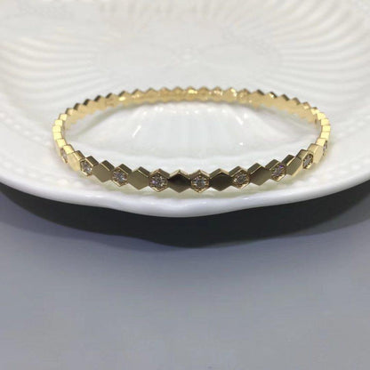 [⭐Veyra]BEE LOVE GOLD DIAMOND BRACELET