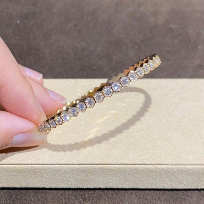 [⭐Veyra]BEE LOVE GOLD BRACELET FULL DIAMOND
