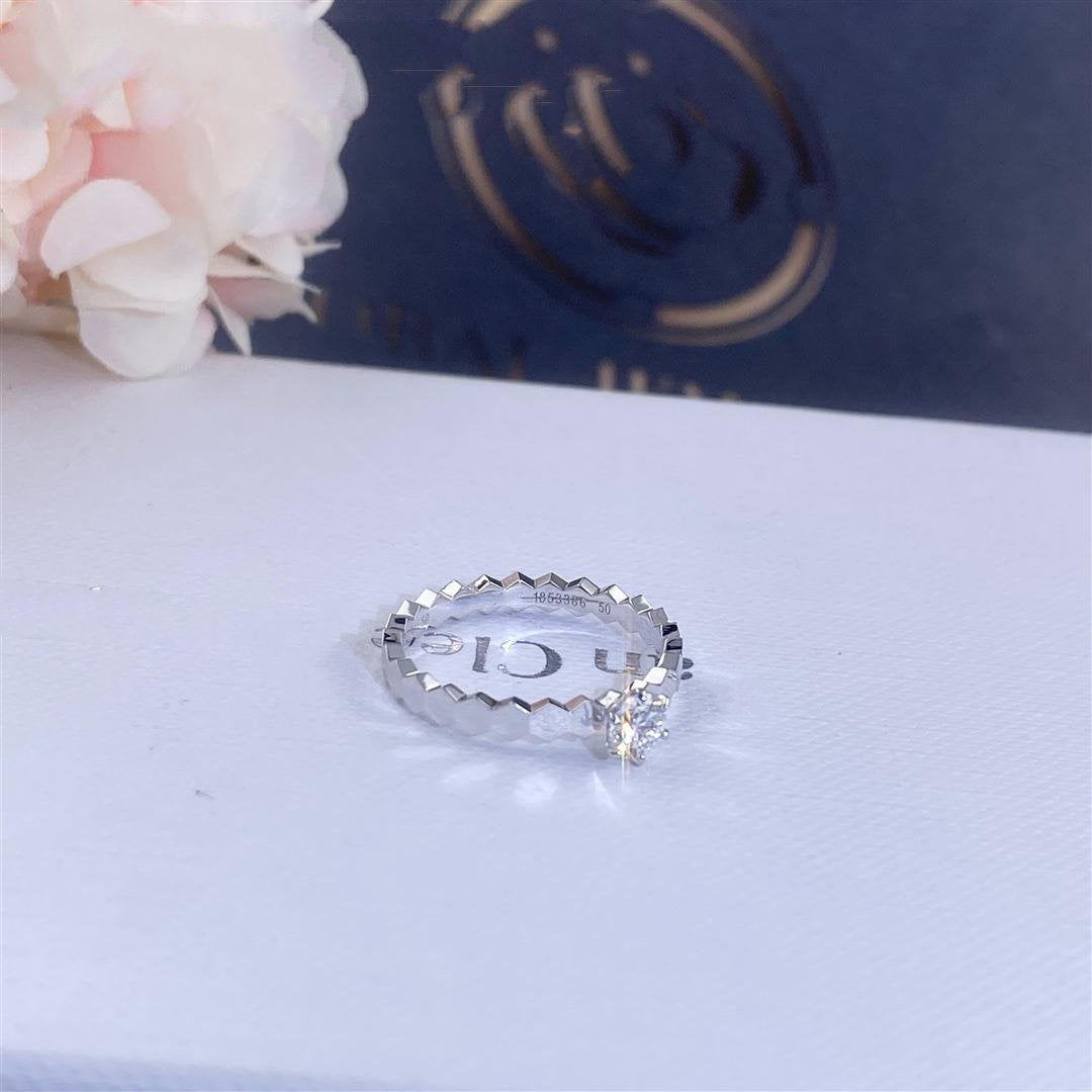 [⭐Veyra]BEE LOVE RING SILVER 1 DIAMOND