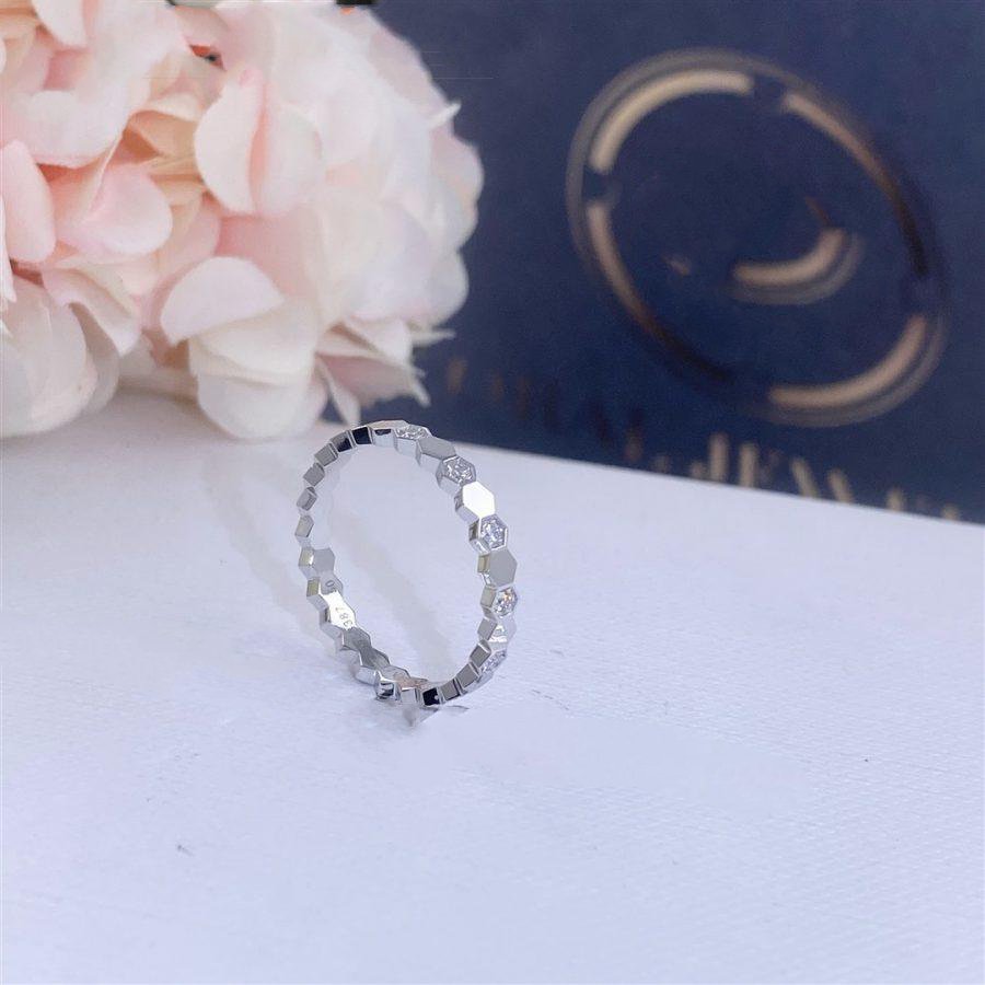 [⭐Veyra]BEE LOVE RING SILVER DIAMOND