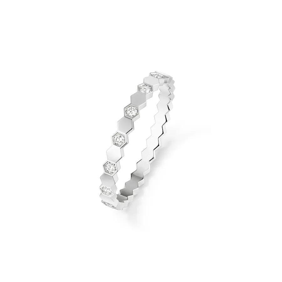 [⭐Veyra]BEE LOVE RING SILVER DIAMOND