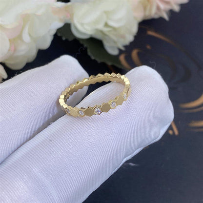[⭐Veyra]BEE LOVE RING GOLD DIAMOND