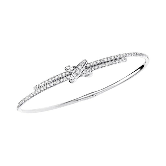 [⭐Veyra]JEUX DE BRACELET DIAMONDS SILVER