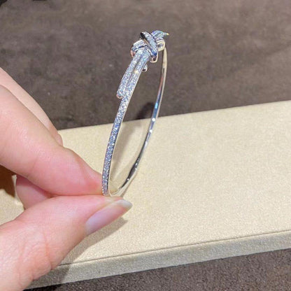 [⭐Veyra]JEUX DE BRACELET DIAMONDS SILVER