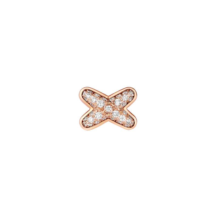 [⭐Veyra]JEUX DE PINK GOLD DIAMOND EARRINGS