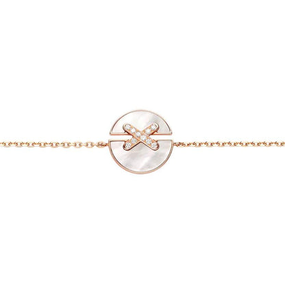 [⭐Veyra]JEUX DE BRACELET MOP PINK GOLD DIAMONDS