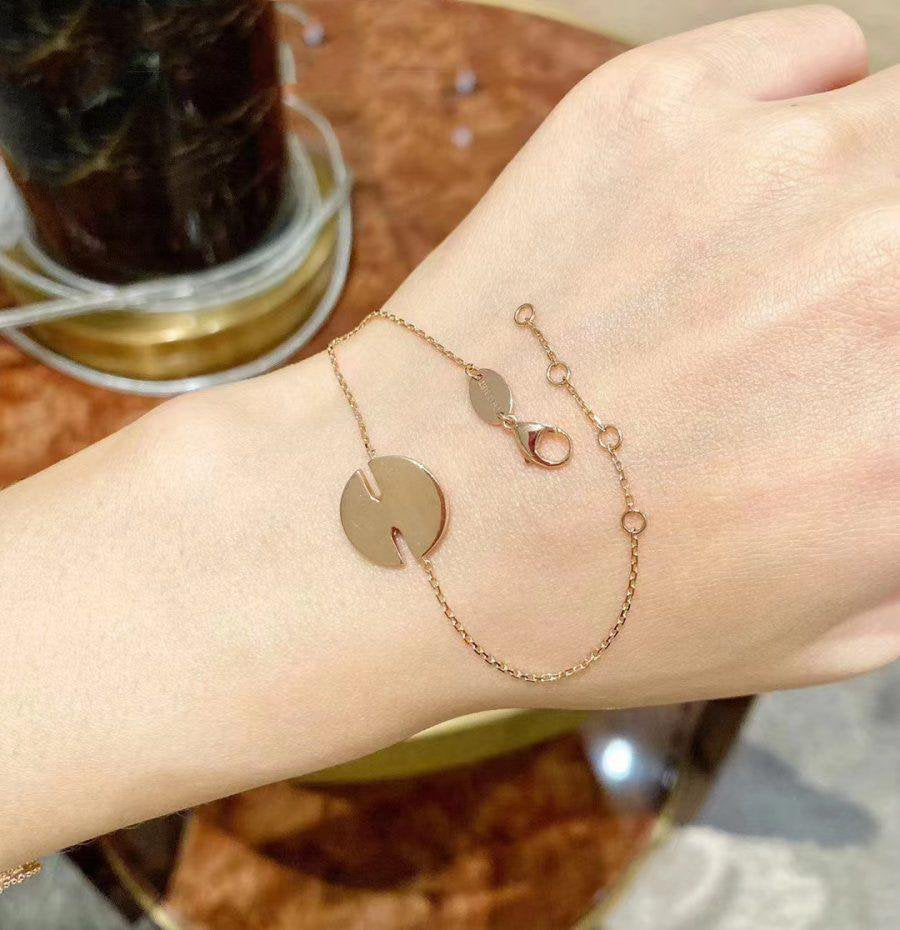 [⭐Veyra]JEUX DE BRACELET MOP PINK GOLD DIAMONDS