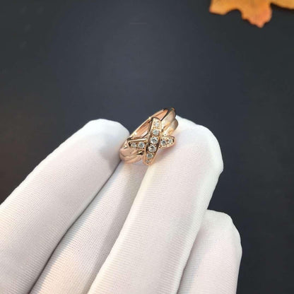 [⭐Veyra]JEUX DE PINK GOLD DIAMOND RING