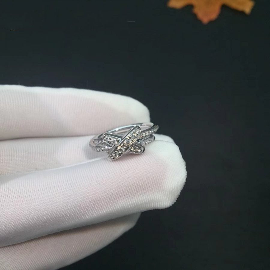 [⭐Veyra]JEUX DE SILVER DIAMOND RING