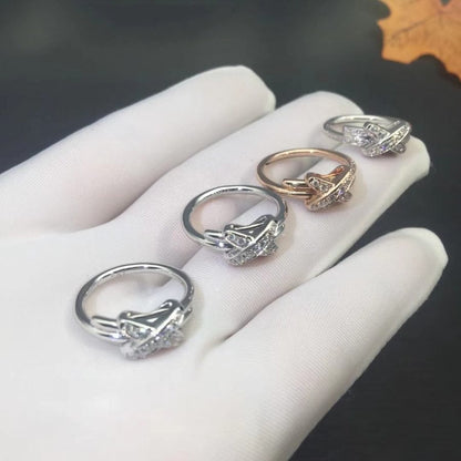 [⭐Veyra]JEUX DE SILVER DIAMOND RING