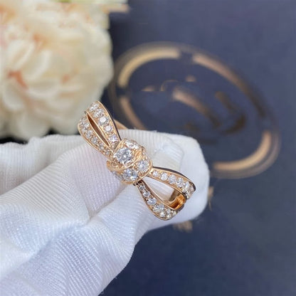 [⭐Veyra]LIENS PINK GOLD DIAMOND RING