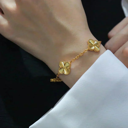 [⭐Veyra] CLOVER 5 MOTIF LASER BRACELET COLLECTION