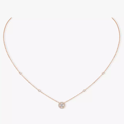 [⭐Veyra]Diamond Necklace 0,20ct Brilliant Shape Joy