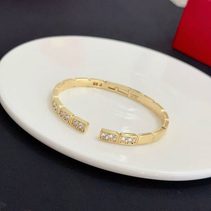 [⭐Veyra jewelrys]LOVE DIAMOND OPEN  BRACELET