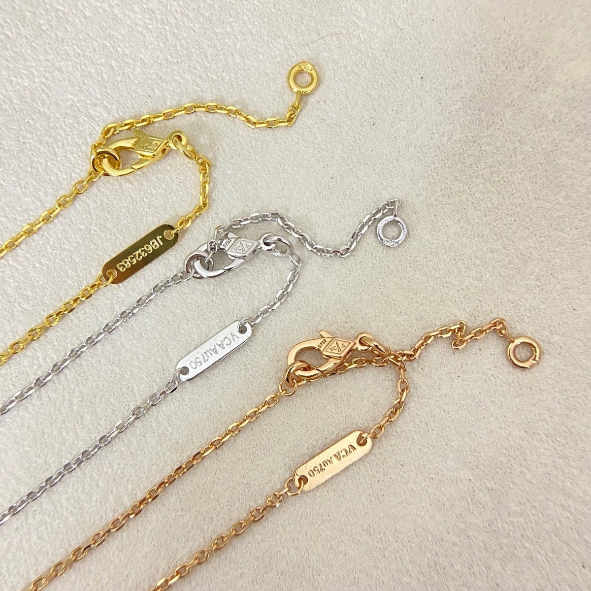 [⭐Veyra]NEW 15MM PURPLE SAND-GOLD FOUR-LEAF CLOVER NECKLACE