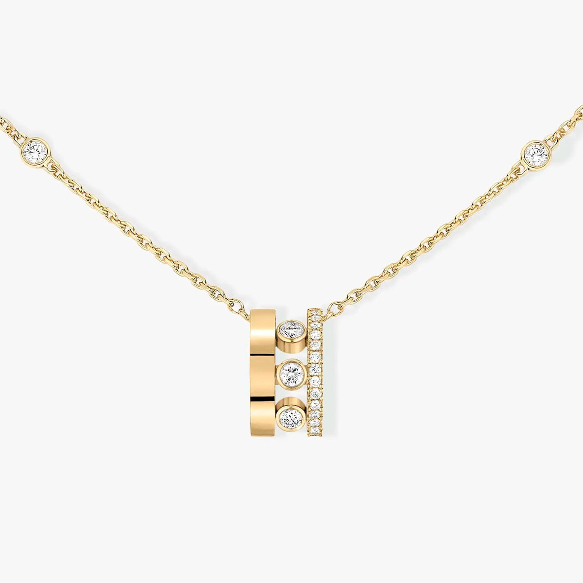 [⭐Veyra]CHAIN MOVE ROMANE PEDAND NECKLACE