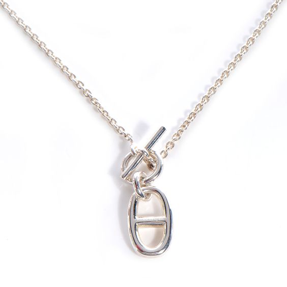 [⭐Veyra]HM CHAINE D'ANCRE PENDANT NECKLACE STERLING SILVER