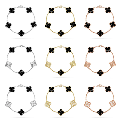 [⭐Veyra] CLOVER 5 MOTIF PULSAR STONE BRACELET COLLECTION