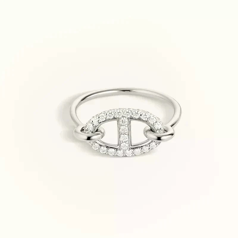 [⭐Veyra]RONDE SMALL SILVER DIAMOND RING