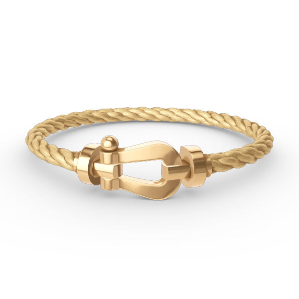 [⭐Veyra]FORCE LARGE HORSESHOE NO DIAMOND BRACELET GOLD
