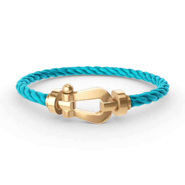 [⭐Veyra]FORCE LARGE HORSESHOE NO DIAMOND BRACELET GOLD