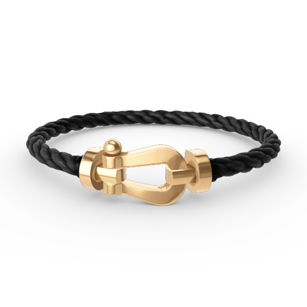 [⭐Veyra]FORCE LARGE HORSESHOE NO DIAMOND BRACELET GOLD
