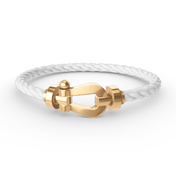 [⭐Veyra]FORCE LARGE HORSESHOE NO DIAMOND BRACELET GOLD