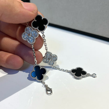 [⭐Veyra] CLOVER 5 MOTIF ONYXS BRACELET COLLECTION