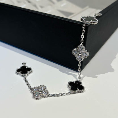 [⭐Veyra] CLOVER 5 MOTIF ONYXS BRACELET COLLECTION