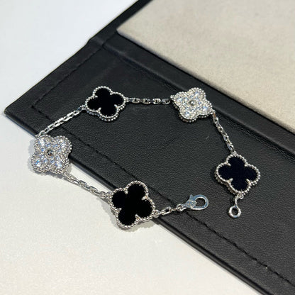 [⭐Veyra] CLOVER 5 MOTIF ONYXS BRACELET COLLECTION