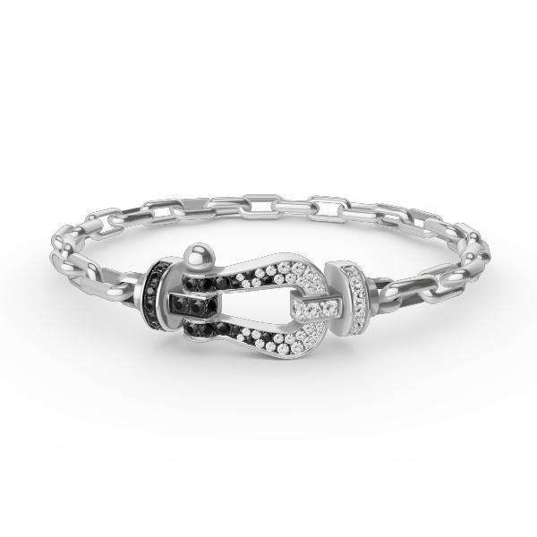 [⭐Veyra]FORCE LARGE HORSESHOE CLASP  METAL BRACELET