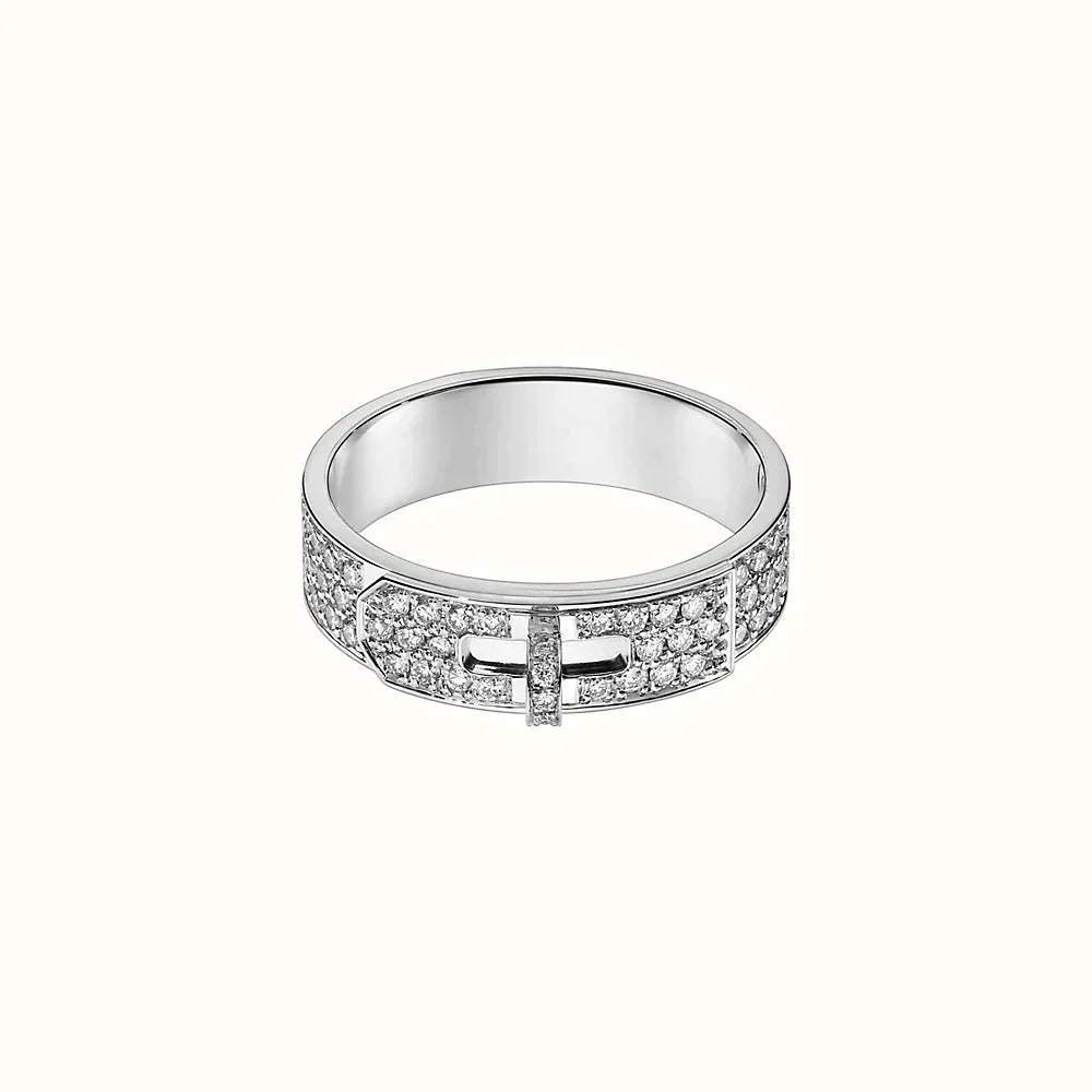 [⭐Veyra]KELLY SILVER DIAMOND RING