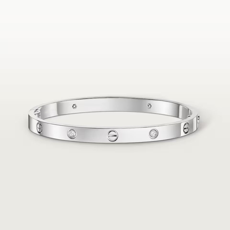 [⭐Veyra]LOVE BRACELET 4.8MM 4 DIAMONDS