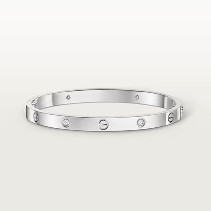 [⭐Veyra]LOVE BRACELET 4.8MM 4 DIAMONDS