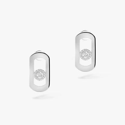 [⭐Veyra]So Move Diamond Earrings in Yellow Gold